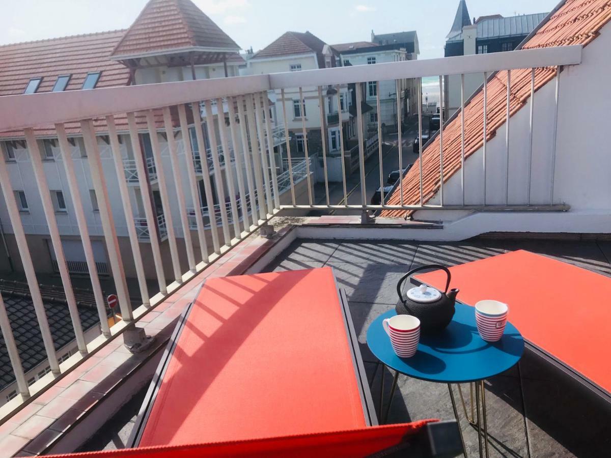 La Terrasse Vue Mer Du 42 Ferber, Plein Sud Wifi Apartment Wimereux Exterior foto